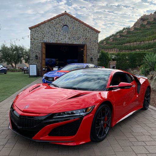 artistic auto detailing desing red car